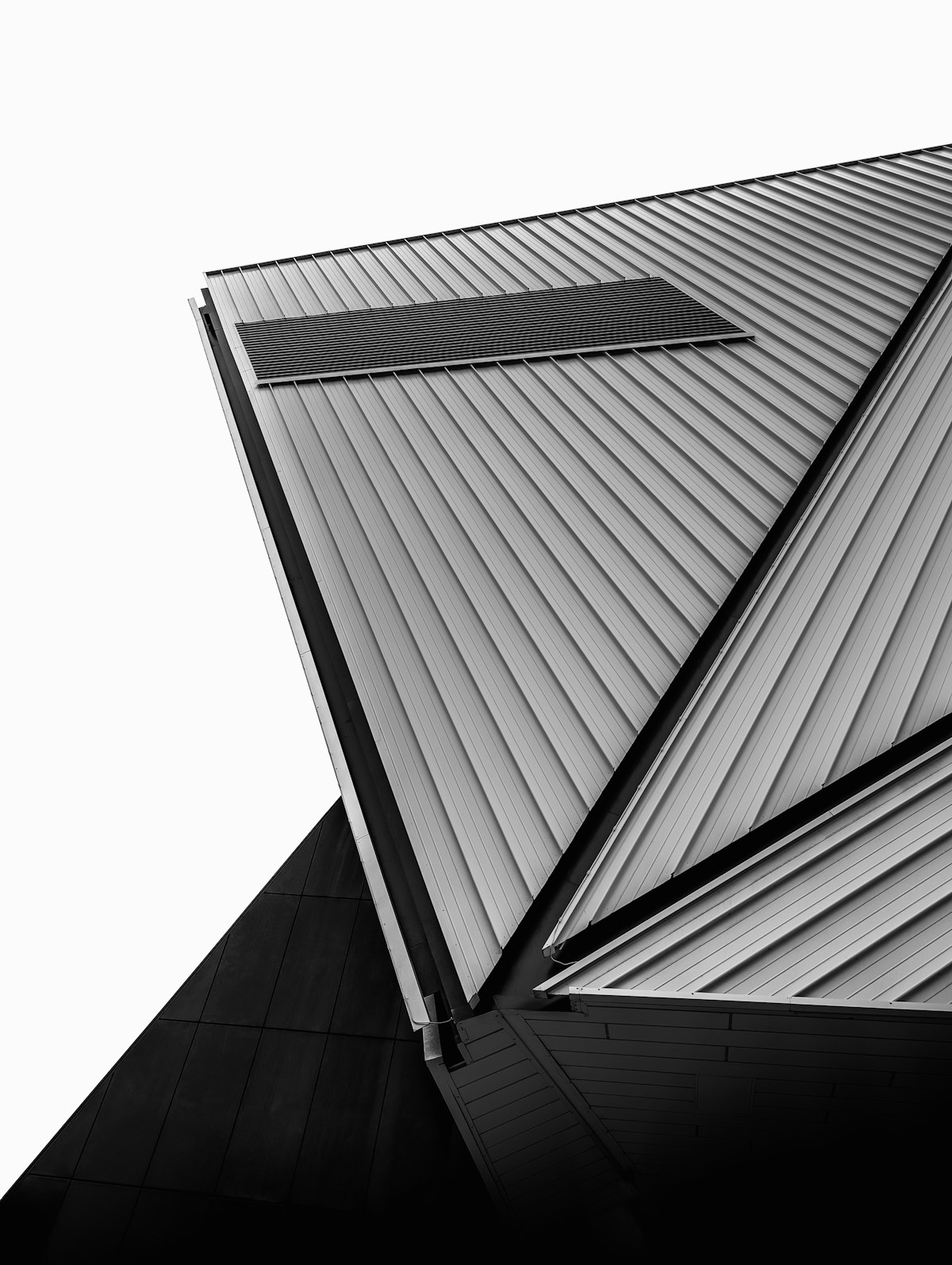 Modern flat roof with professional finish